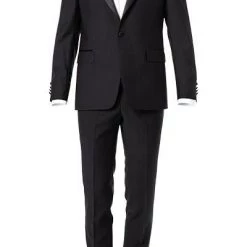 OSCAR JACOBSON Anzug 31384651+5934651/310 Smoking, Wolle, Schwarz