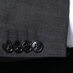 OSCAR JACOBSON Anzug 30508515+5378515/110 Wolle, Anthrazit meliert, Dunkelgrau -Anzüge & Westen Schritte 329343 norm4