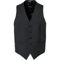 OSCAR JACOBSON Weste Carlo 4428515/110 Wolle, Anthrazit meliert, Dunkelgrau