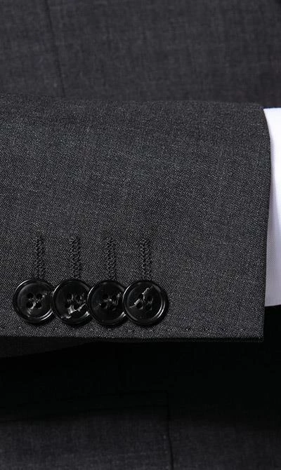 OSCAR JACOBSON Anzug 31008515+4428515+5115/110 Anzug mit Weste, Wolle, Anthrazit meliert, Dunkelgrau 7 OSCAR JACOBSON Anzug 31008515+4428515+5115/110 Anzug mit Weste, Wolle, Anthrazit meliert, Dunkelgrau – Bild 5
