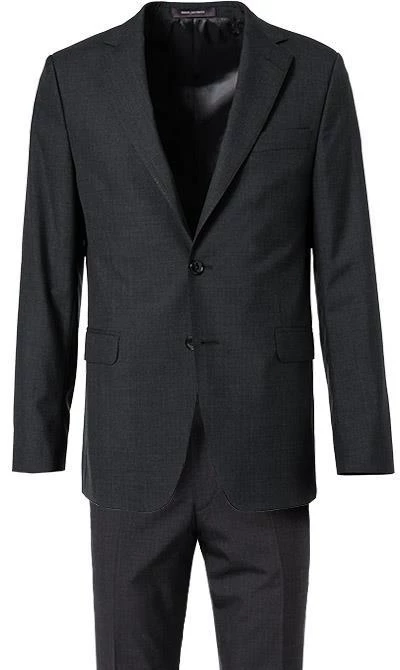 OSCAR JACOBSON Anzug 31008515+51158515/110 Wolle, Anthrazit meliert, Dunkelgrau 4 OSCAR JACOBSON Anzug 31008515+51158515/110 Wolle, Anthrazit meliert, Dunkelgrau – Bild 2