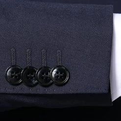 OSCAR JACOBSON Anzug 30508515+5378515/215 Wolle, Dunkelblau, Blau -Anzüge & Westen Schritte 329365 norm4