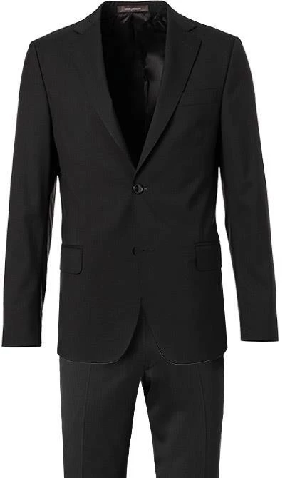OSCAR JACOBSON Anzug 30508515+5378515/310 Wolle, Schwarz 4 OSCAR JACOBSON Anzug 30508515+5378515/310 Wolle, Schwarz – Bild 2