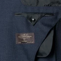 Windsor Anzug 30017445+16526+16540/410 Anzug Garon-Santio, Shaped Fit, Wolle, Nachtblau meliert, Marine -Anzüge & Westen Schritte 329601 norm5