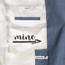 CG Anzug 80-140S0/424002+430013/61 Slim Fit, Schurwolle, Rauchblau , Hellblau -Anzüge & Westen Schritte 330096 norm6