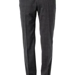 DIGEL Hose Per-V 99605/111066/43 Modern Fit, Schurwolle Fleckenschutz, Mittelgrau meliert, Anthrazit