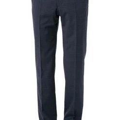 DIGEL Hose Per-V 99605/111066/21 Modern Fit, Schurwolle Fleckenschutz, Dunkelblau meliert, Blau