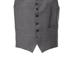 JOOP! Anzug 30003099+30003106+30003110/042 Anzug mit Weste, Slim Fit, Woll-Stretch, Steingrau meliert, Steingrau -Anzüge & Westen Schritte 331534 norm4