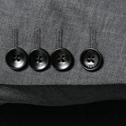 JOOP! Anzug 30003099+30003106+30003110/042 Anzug mit Weste, Slim Fit, Woll-Stretch, Steingrau meliert, Steingrau -Anzüge & Westen Schritte 331534 norm5