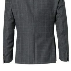 EDUARD DRESSLER Anzug Sean-Jim 10S11/5B31/24 Shaped Fit, Schurwolle Super110, Anthrazit kariert, Dunkelgrau -Anzüge & Westen Schritte 332248 norm3