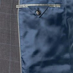 EDUARD DRESSLER Anzug Sean-Jim 10S11/5B31/24 Shaped Fit, Schurwolle Super110, Anthrazit kariert, Dunkelgrau -Anzüge & Westen Schritte 332248 norm5