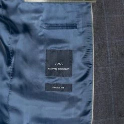 EDUARD DRESSLER Anzug Sean-Jim 10S11/5B31/24 Shaped Fit, Schurwolle Super110, Anthrazit kariert, Dunkelgrau -Anzüge & Westen Schritte 332248 norm6