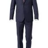 EDUARD DRESSLER Anzug Sean-Jim 10S05/5B31+3B35/42 Shaped Fit, Schurwoll-Stretch, Dunkelblau -Anzüge & Westen Schritte 332825 norm