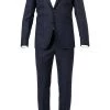 KARL LAGERFELD Anzug 155280+255001/10/592077/690 Flanell-Stretch, Dunkelblau gemustert, Blau -Anzüge & Westen Schritte 334812 norm