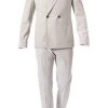 BOSS Cordanzug Nielsen/Banks 50417837+50417904/102 Anzug Nielsen-Banks, Slim Fit, Offwhite, Beige -Anzüge & Westen Schritte 335547 norm
