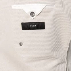 BOSS Cordanzug Nielsen/Banks 50417837+50417904/102 Anzug Nielsen-Banks, Slim Fit, Offwhite, Beige -Anzüge & Westen Schritte 335547 norm5