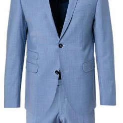 CG Anzug Cliff-Cedric 30-031S0/423622+433063/61 Slim Fit, Schurwoll-Stretch, Hellblau meliert, Hellblau -Anzüge & Westen Schritte 335832 norm2