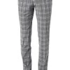 CG Hose Cedric 90-143S3/433063/81 Slim Fit, Schurwolle, Steingrau kariert, Grau-hellblau -Anzüge & Westen Schritte 335844 norm