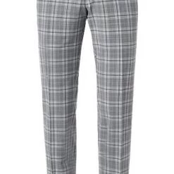 CG Anzug Caden-Cedric 90-143S3/423712+433063/81 Slim Fit, Schurwoll-Stretch, Steingrau kariert, Grau-hellblau -Anzüge & Westen Schritte 335845 norm8