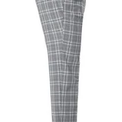 CG Anzug Caden-Cedric 90-143S3/423712+433063/81 Slim Fit, Schurwoll-Stretch, Steingrau kariert, Grau-hellblau -Anzüge & Westen Schritte 335845 norm9