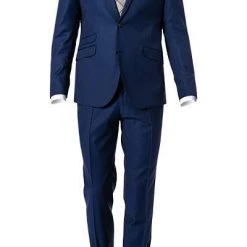 CG Anzug Camden-Chaz 90-145S0/423782+433103/62 Slim Fit, Schurwolle S120 GUABELLO, Royalblau, Königsblau