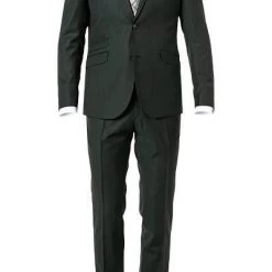 CG Anzug Camden-Chaz 90-144S0/423782+433103/53 Slim Fit, Schurwolle S120 GUABELLO, Dunkelgrün