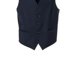 Carl Gross Anzug 30-031S0/325031+342043+338343/62 Reise-Anzug mit Weste, Regular Fit, Schurwoll-Stretch, Dunkelblau , Dunkelblau -Anzüge & Westen Schritte 335889 norm4