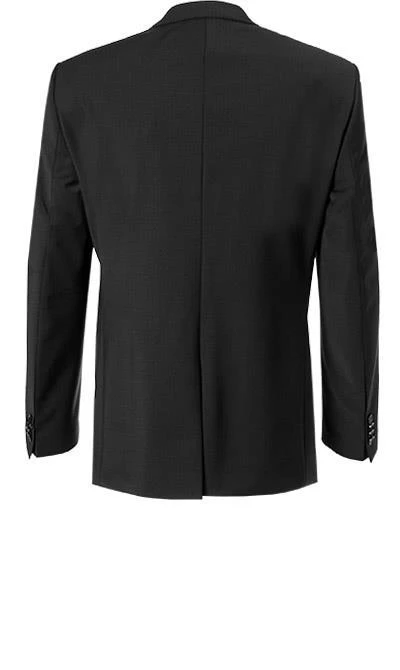 Carl Gross Anzug 30-031S0/325031+342043+338343/90 Reise-Anzug mit Weste, Regular Fit, Schurwoll-Stretch, Schwarz 6 Carl Gross Anzug 30-031S0/325031+342043+338343/90 Reise-Anzug mit Weste, Regular Fit, Schurwoll-Stretch, Schwarz – Bild 4