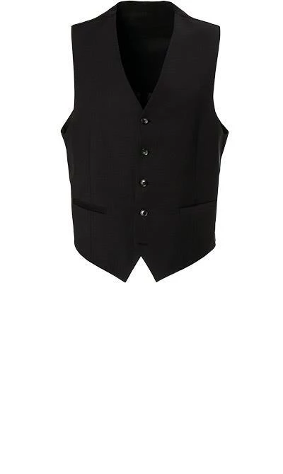 Carl Gross Anzug 30-031S0/325031+342043+338343/90 Reise-Anzug mit Weste, Regular Fit, Schurwoll-Stretch, Schwarz 7 Carl Gross Anzug 30-031S0/325031+342043+338343/90 Reise-Anzug mit Weste, Regular Fit, Schurwoll-Stretch, Schwarz – Bild 5