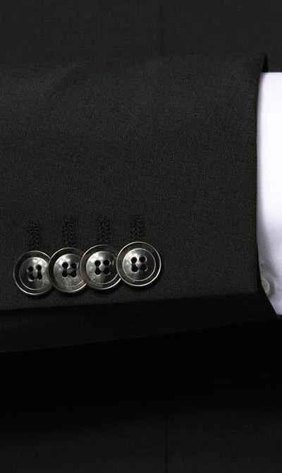 Carl Gross Anzug 30-031S0/325031+342043+338343/90 Reise-Anzug mit Weste, Regular Fit, Schurwoll-Stretch, Schwarz 8 Carl Gross Anzug 30-031S0/325031+342043+338343/90 Reise-Anzug mit Weste, Regular Fit, Schurwoll-Stretch, Schwarz – Bild 6