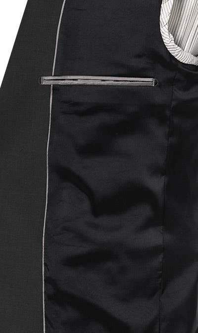 Carl Gross Anzug 30-031S0/325031+338343/90 Reise-Anzug, Regular Fit, Schurwoll-Stretch, Schwarz 8 Carl Gross Anzug 30-031S0/325031+338343/90 Reise-Anzug, Regular Fit, Schurwoll-Stretch, Schwarz – Bild 6