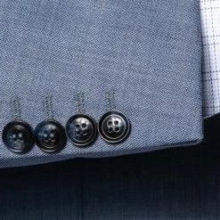 Carl Gross Anzug 90-0S0/325062+339593/61 Modern Fit, Schurwolle Super110, Bleu meliert, Hellblau 13 Carl Gross Anzug 90-0S0/325062+339593/61 Modern Fit, Schurwolle Super110, Bleu meliert, Hellblau -Anzüge & Westen Schritte 335908 norm4