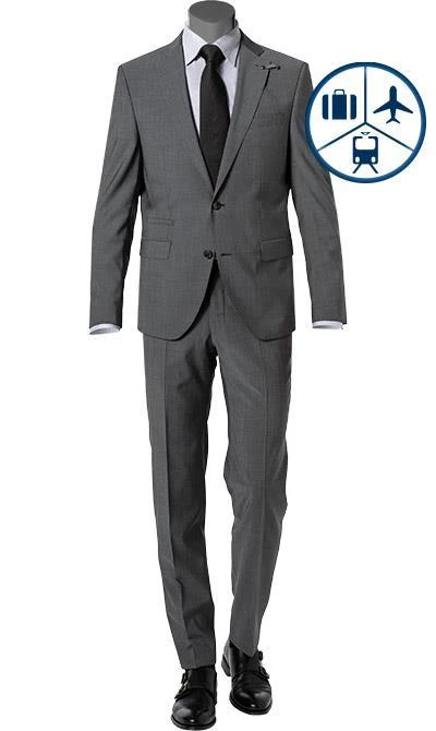 BALDESSARINI Anzug 14050+17050/000/08828/9209 Modern Fit, Schurwolle, Graphit meliert, Grau 3 BALDESSARINI Anzug 14050+17050/000/08828/9209 Modern Fit, Schurwolle, Graphit meliert, Grau