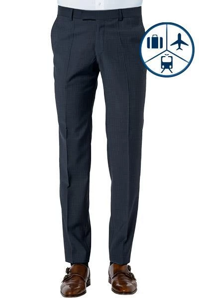 BALDESSARINI Hose 17050/000/08828/6000 Modern Fit, Schurwolle, Marineblau, Marine 4 BALDESSARINI Hose 17050/000/08828/6000 Modern Fit, Schurwolle, Marineblau, Marine – Bild 2