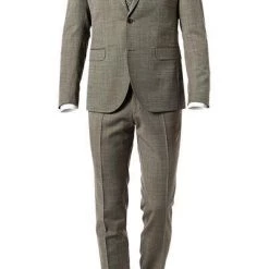 CG Anzug Patrick-Pascal 90-146N0/424002+430013/52 Slim Fit, Schurwolle, Pistazie meliert, Grün