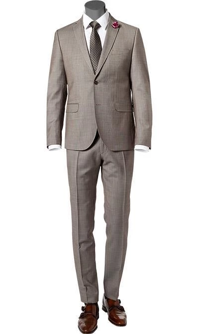 CG Anzug Patrick-Pascal 90-146N0/424002+430013/71 Slim Fit, Schurwolle, Graubraun meliert , Grau 3 CG Anzug Patrick-Pascal 90-146N0/424002+430013/71 Slim Fit, Schurwolle, Graubraun meliert , Grau