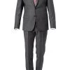 ROY ROBSON Anzug S00050561004400+295400/A020 Slim Fit, Schurwolle Super100 wasserabweisend, Grau meliert, Grau -Anzüge & Westen Schritte 337791 norm