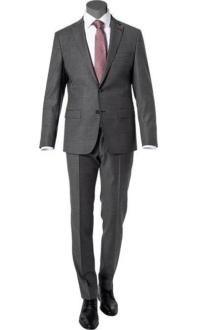 ROY ROBSON Anzug S00050561004400+295400/A020 Slim Fit, Schurwolle Super100 wasserabweisend, Grau meliert, Grau 3 ROY ROBSON Anzug S00050561004400+295400/A020 Slim Fit, Schurwolle Super100 wasserabweisend, Grau meliert, Grau