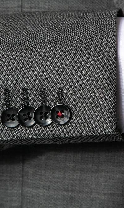 ROY ROBSON Anzug S00050561004400+295400/A020 Slim Fit, Schurwolle Super100 wasserabweisend, Grau meliert, Grau 6 ROY ROBSON Anzug S00050561004400+295400/A020 Slim Fit, Schurwolle Super100 wasserabweisend, Grau meliert, Grau – Bild 4