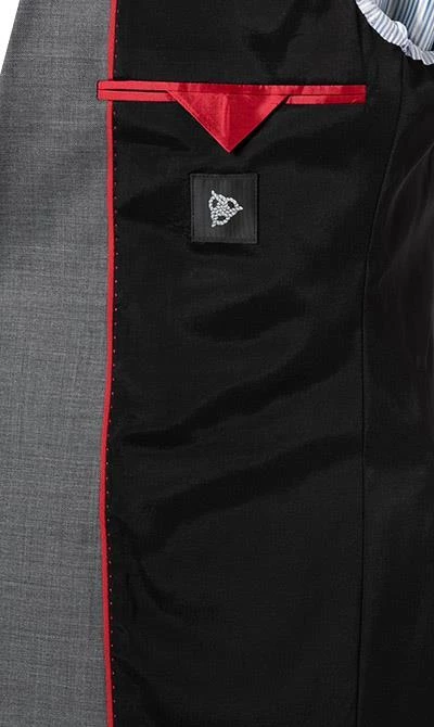 ROY ROBSON Anzug S00050561004400+295400/A020 Slim Fit, Schurwolle Super100 wasserabweisend, Grau meliert, Grau 7 ROY ROBSON Anzug S00050561004400+295400/A020 Slim Fit, Schurwolle Super100 wasserabweisend, Grau meliert, Grau – Bild 5
