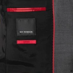 ROY ROBSON Anzug S00050561004400+295400/A020 Slim Fit, Schurwolle Super100 wasserabweisend, Grau meliert, Grau 15 ROY ROBSON Anzug S00050561004400+295400/A020 Slim Fit, Schurwolle Super100 wasserabweisend, Grau meliert, Grau -Anzüge & Westen Schritte 337791 norm6
