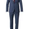 ROY ROBSON Anzug S00050571004400+295400/A450 Slim Fit, Schurwolle Super100 wasserabweisend, Dunkelblau, Blau