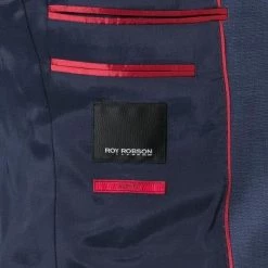 ROY ROBSON Anzug S00050571004400+295400/A450 Slim Fit, Schurwolle Super100 wasserabweisend, Dunkelblau, Blau -Anzüge & Westen Schritte 337801 norm6