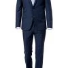 ROY ROBSON Anzug S00050581594800+295400/A410 Slim Fit, Schurwolle Super100, Navy meliert, Navy -Anzüge & Westen Schritte 337804 norm
