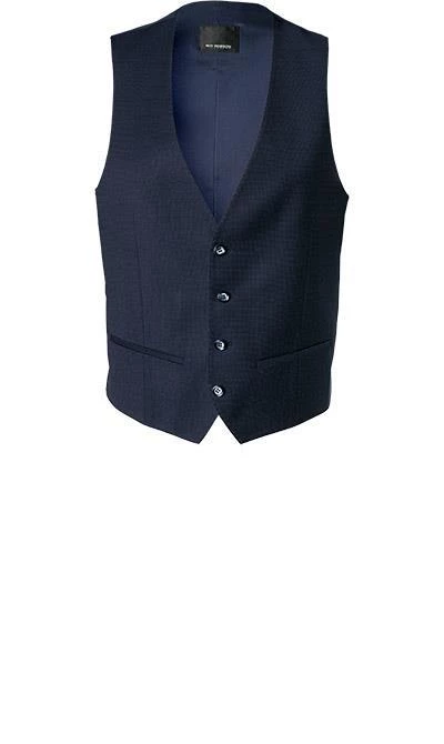 ROY ROBSON Anzug 050631594900+1704100+1295400/A410 Anzug mit Weste, Slim Fit, Schurwolle Super100 wasserabweisend, Dunkelblau gemustert, Dunkelblau 6 ROY ROBSON Anzug 050631594900+1704100+1295400/A410 Anzug mit Weste, Slim Fit, Schurwolle Super100 wasserabweisend, Dunkelblau gemustert, Dunkelblau – Bild 4