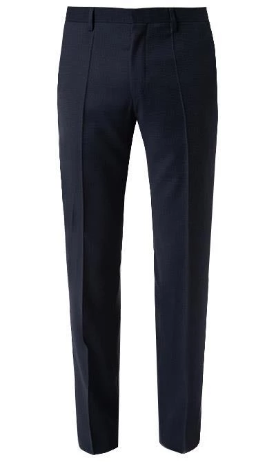 ROY ROBSON Anzug 050631594900+1704100+1295400/A410 Anzug mit Weste, Slim Fit, Schurwolle Super100 wasserabweisend, Dunkelblau gemustert, Dunkelblau 10 ROY ROBSON Anzug 050631594900+1704100+1295400/A410 Anzug mit Weste, Slim Fit, Schurwolle Super100 wasserabweisend, Dunkelblau gemustert, Dunkelblau – Bild 8