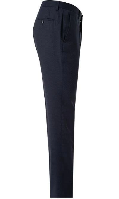 ROY ROBSON Anzug 050631594900+1704100+1295400/A410 Anzug mit Weste, Slim Fit, Schurwolle Super100 wasserabweisend, Dunkelblau gemustert, Dunkelblau 11 ROY ROBSON Anzug 050631594900+1704100+1295400/A410 Anzug mit Weste, Slim Fit, Schurwolle Super100 wasserabweisend, Dunkelblau gemustert, Dunkelblau – Bild 9