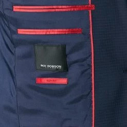 ROY ROBSON Anzug 050351594900+1704100+1295400/A410 Anzug mit Weste, Slim Fit, Schurwolle wasserabweisend, Dunkelblau meliert, Dunkelblau -Anzüge & Westen Schritte 338560 norm7