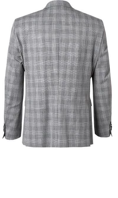 Pierre Cardin Anzug 42255+72238/810/94419/2900 Modern Fit, Mikrofaser, Hellgrau kariert, Silbergrau 6 Pierre Cardin Anzug 42255+72238/810/94419/2900 Modern Fit, Mikrofaser, Hellgrau kariert, Silbergrau – Bild 4