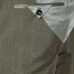 EDUARD DRESSLER Anzug 55002/6421+01/3315/67 Shaped Fit, Schurwolle-Leinen halbgefüttert, Khaki meliert, Khaki 14 EDUARD DRESSLER Anzug 55002/6421+01/3315/67 Shaped Fit, Schurwolle-Leinen halbgefüttert, Khaki meliert, Khaki -Anzüge & Westen Schritte 339760 norm5